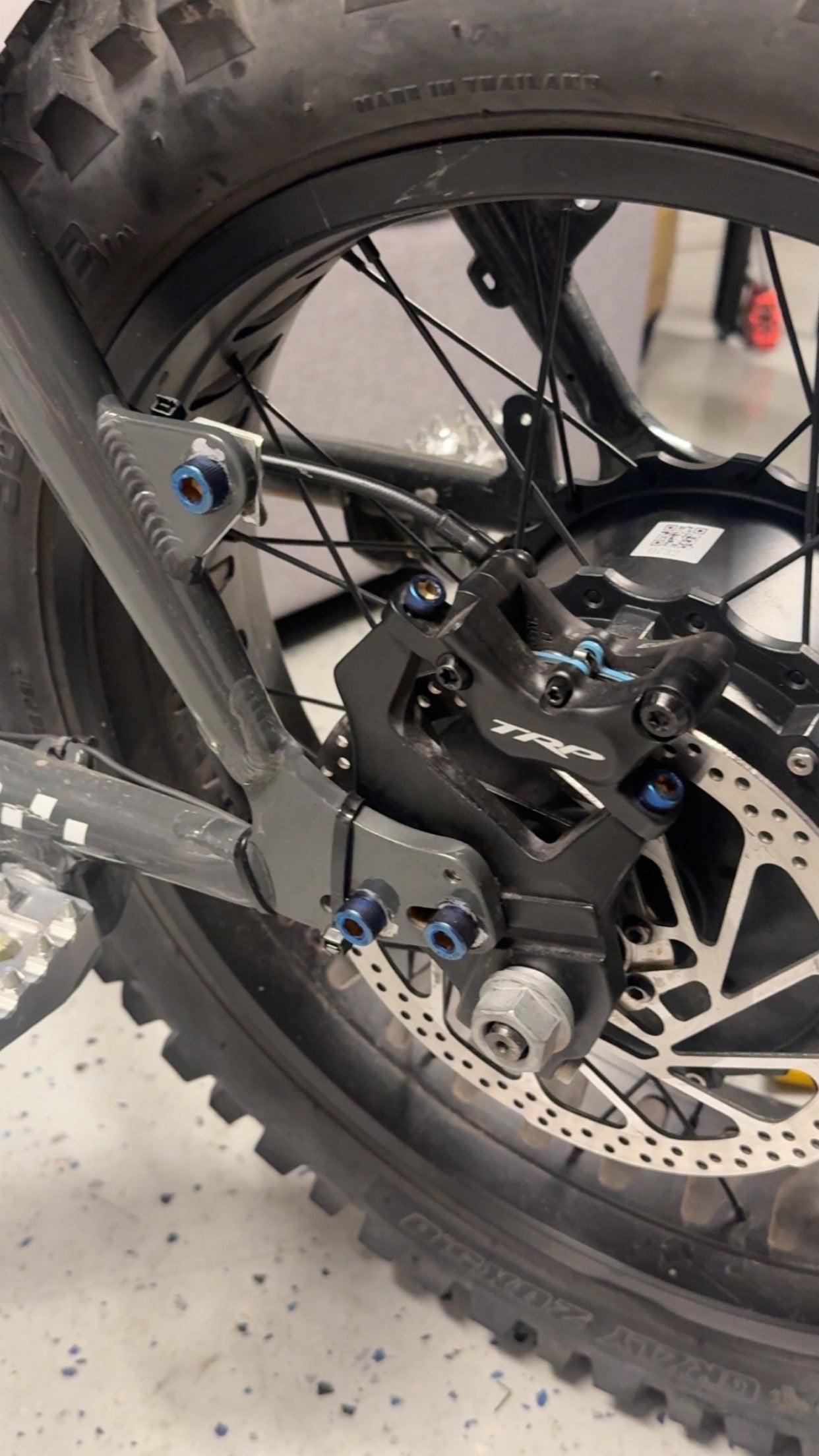 super 73 rear wheel titanium (set of 4)