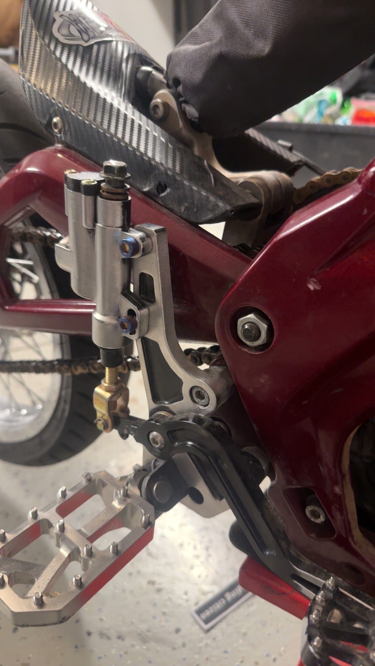 footbrake titanium (set of 2)