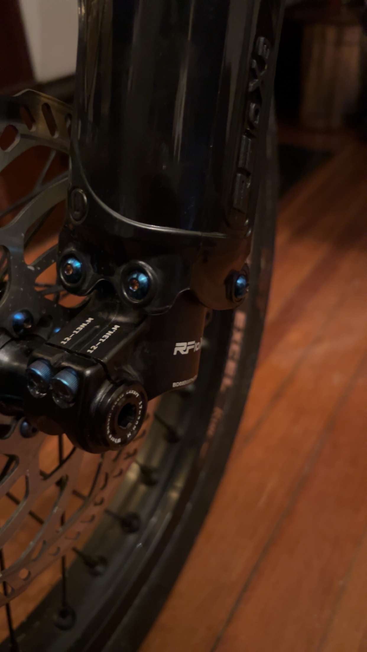 fork guard titanium bolts (set of 6)