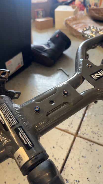 super 73 lower frame titanium (set of 2)